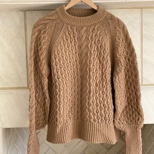 Womens Tuckernuck cable knit sweater